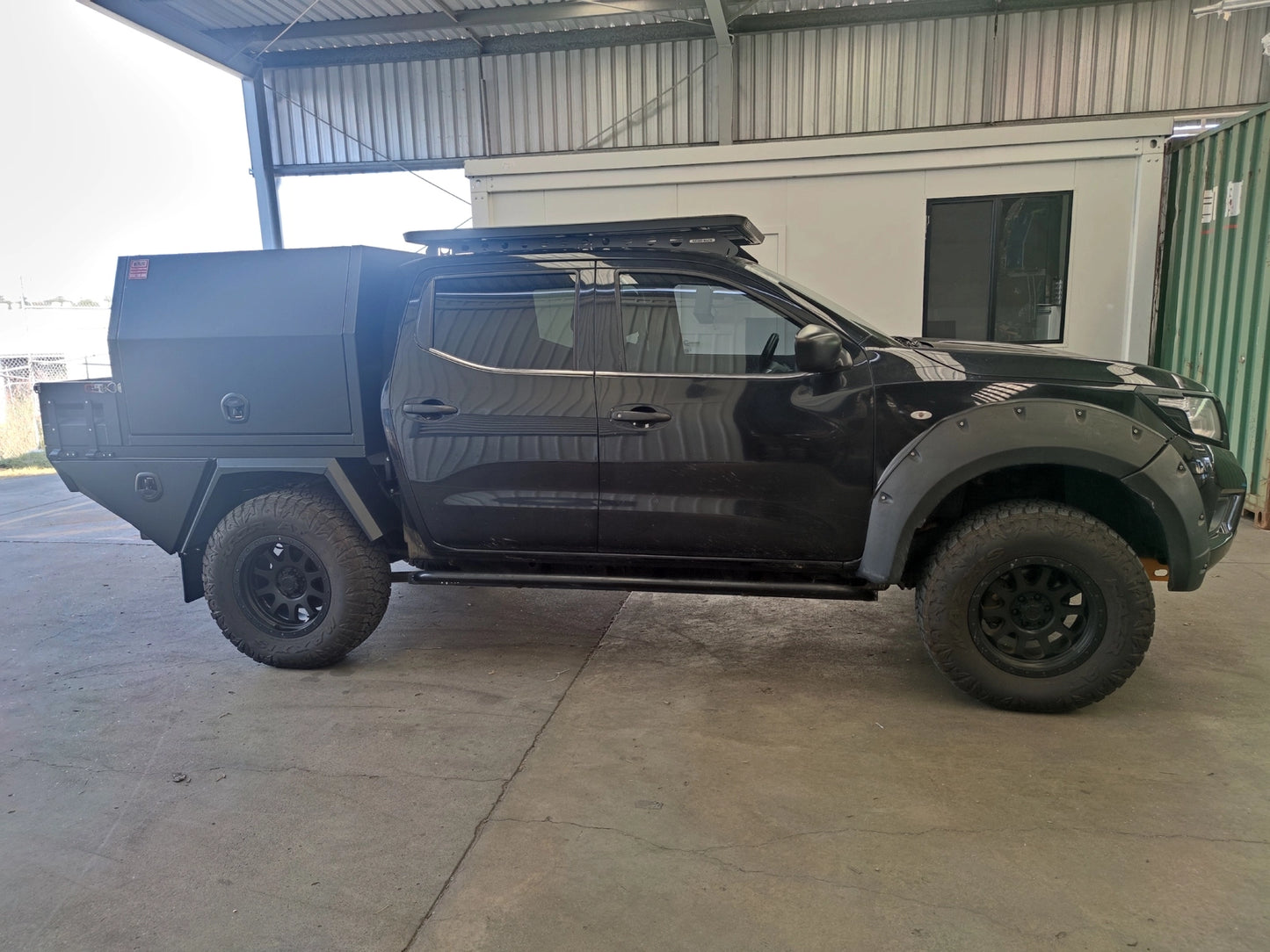 Aluminum Ute Tray & Canopy Package S9.