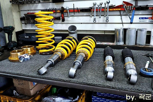 Move-On Adjustable Coilovers for SsangYong Musso & Rexton 2 Inch Lift (Set).