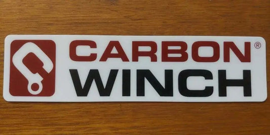 Carbon Winch bumper sticker 200 x 50 mm - CW-BUMPSTICK 1