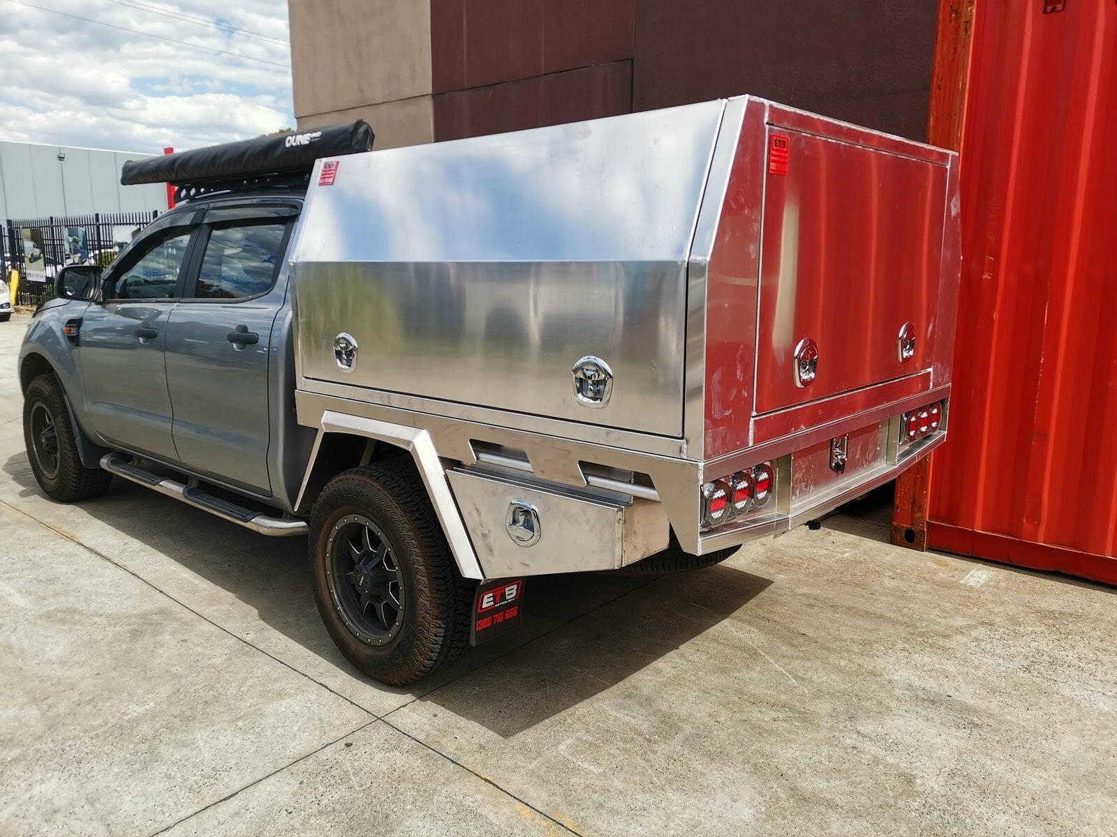 Aluminum Ute Tray And Canopy Package S13 Peak 4x4