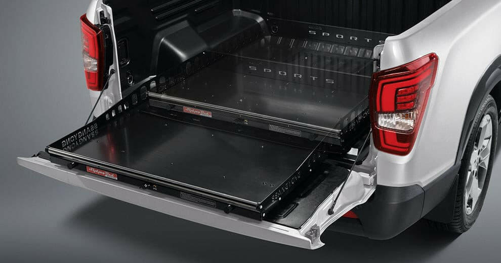 Genuine Ssangyong Rear Deck Sliding bed.