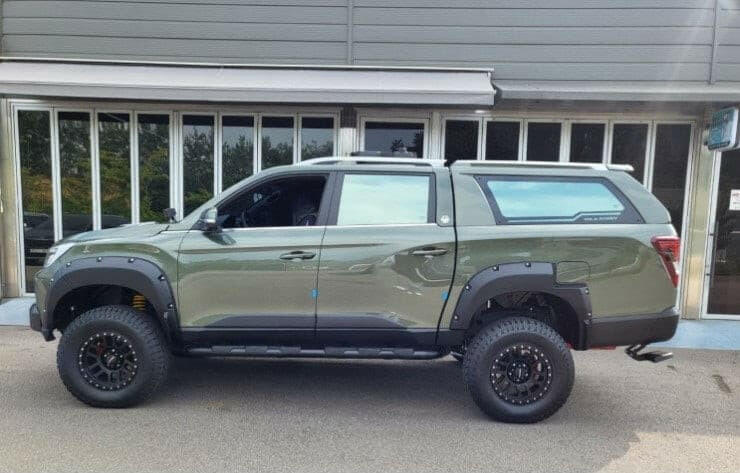 Extra Wide Wheel Arch Flare Kit for SsangYong Musso (Set).