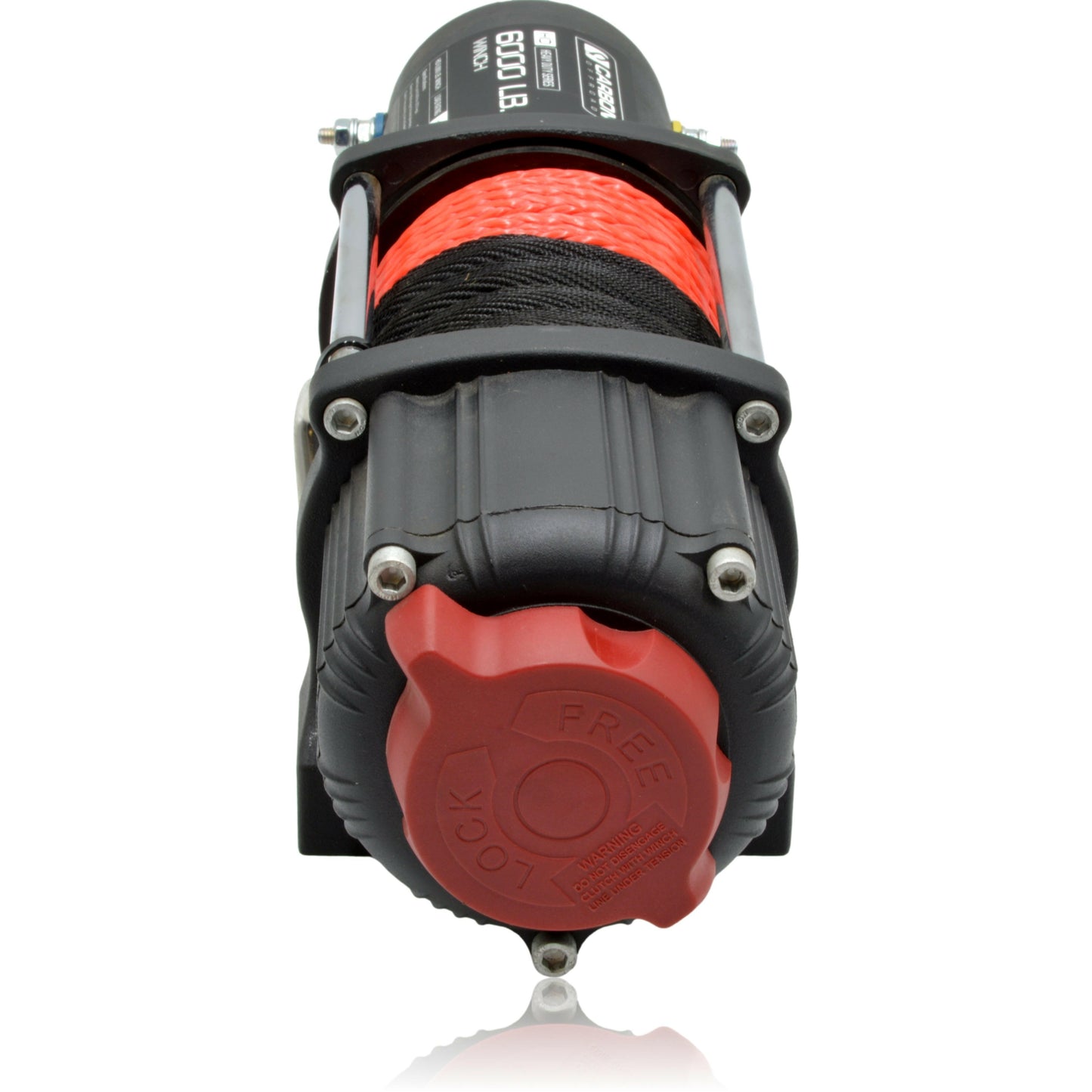 Carbon Offroad Tank 6000lb ATV UTV Small 4x4 Winch Kit IP66 12V.