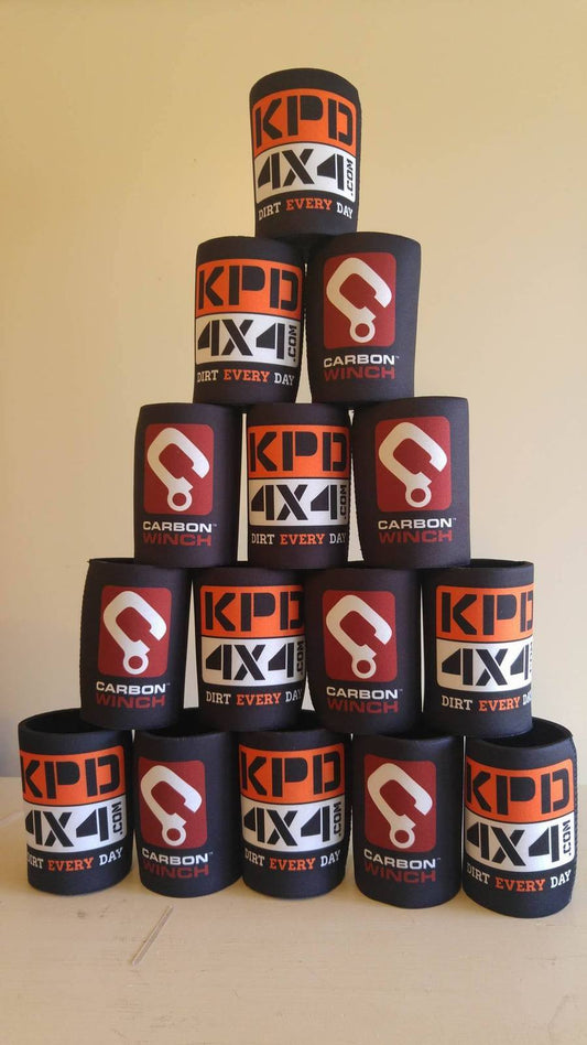Stubby Holder with KPD 4x4 & Carbon Winches Australia Logos.