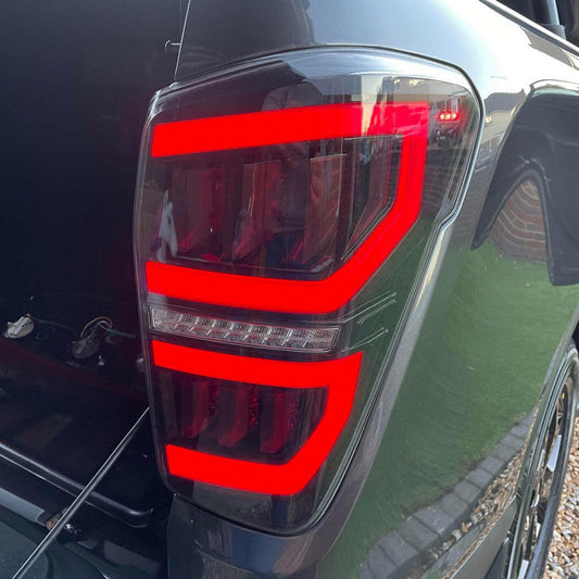 LED Tail Lights - CLEAR | For SsangYong Musso (Pair).
