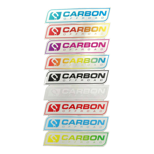 Carbon Offroad bumper sticker 182 x 43mm choose your colour.