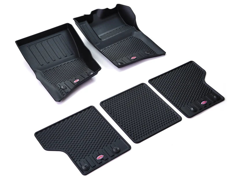 TPE All-Weather Floor Mats for Land Rover Defender 90 (L663)