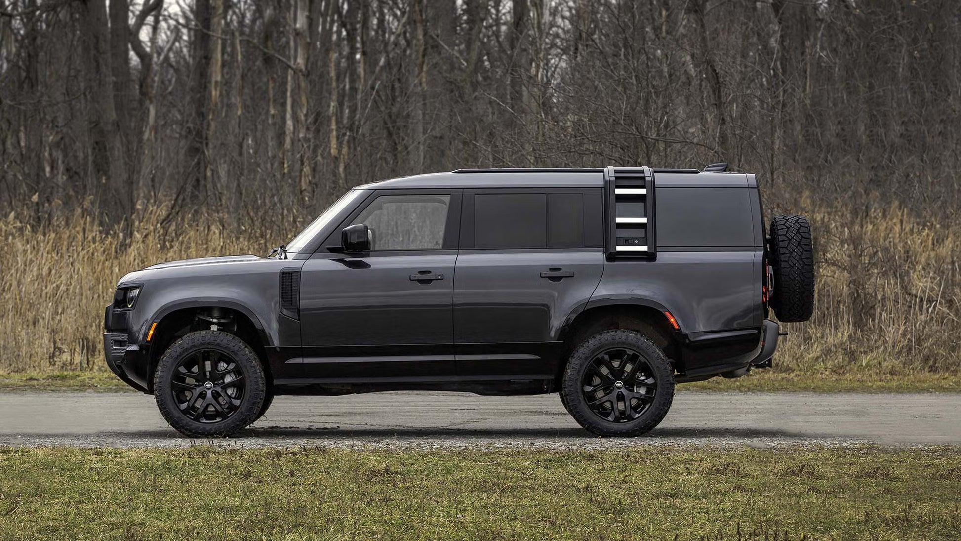 Deployable Roof Ladder For Land Rover Defender 90 / 110 / 130 Series ...