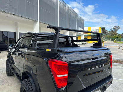 Ladder Rack System for SsangYong Musso (BLACK).