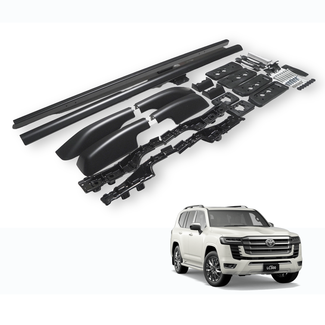 OE Roof Rails for Toyota Land Cruiser 300 (LC300) Black