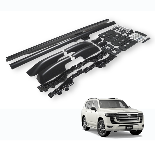 OE Roof Rails for Toyota Land Cruiser 300 (LC300) Black