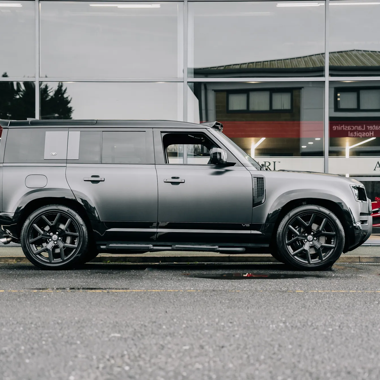 Gloss Black Wheel Arch Flares For Land Rover Defender 110 (L663)
