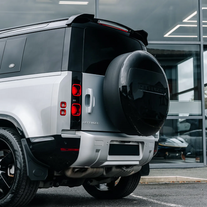 Gloss Black Spare Wheel Cover Land Rover Defender 90 / 110 / 130 (L663)