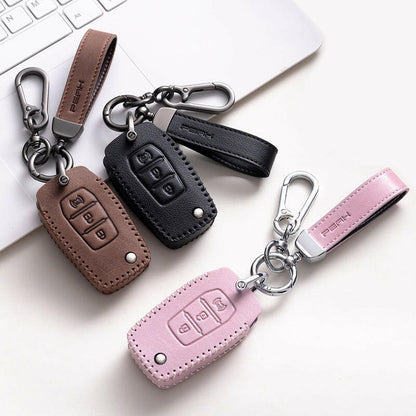 PEAK Leather Key Case for SsangYong Musso.