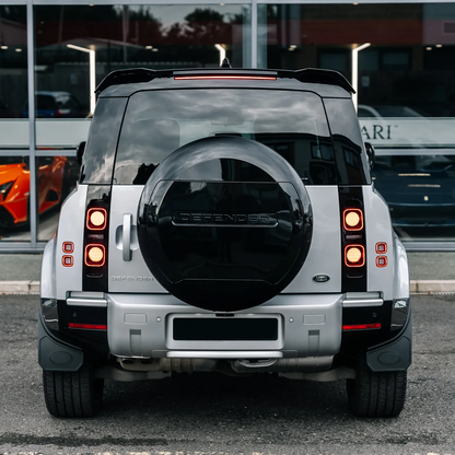 Gloss Black Spare Wheel Cover Land Rover Defender 90 / 110 / 130 (L663)