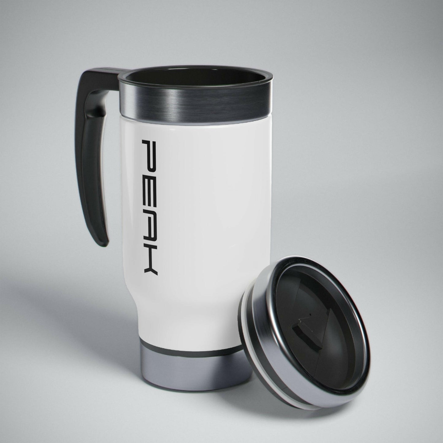 PEAK Stainless Steel Travel Mug with Handle, 415ml