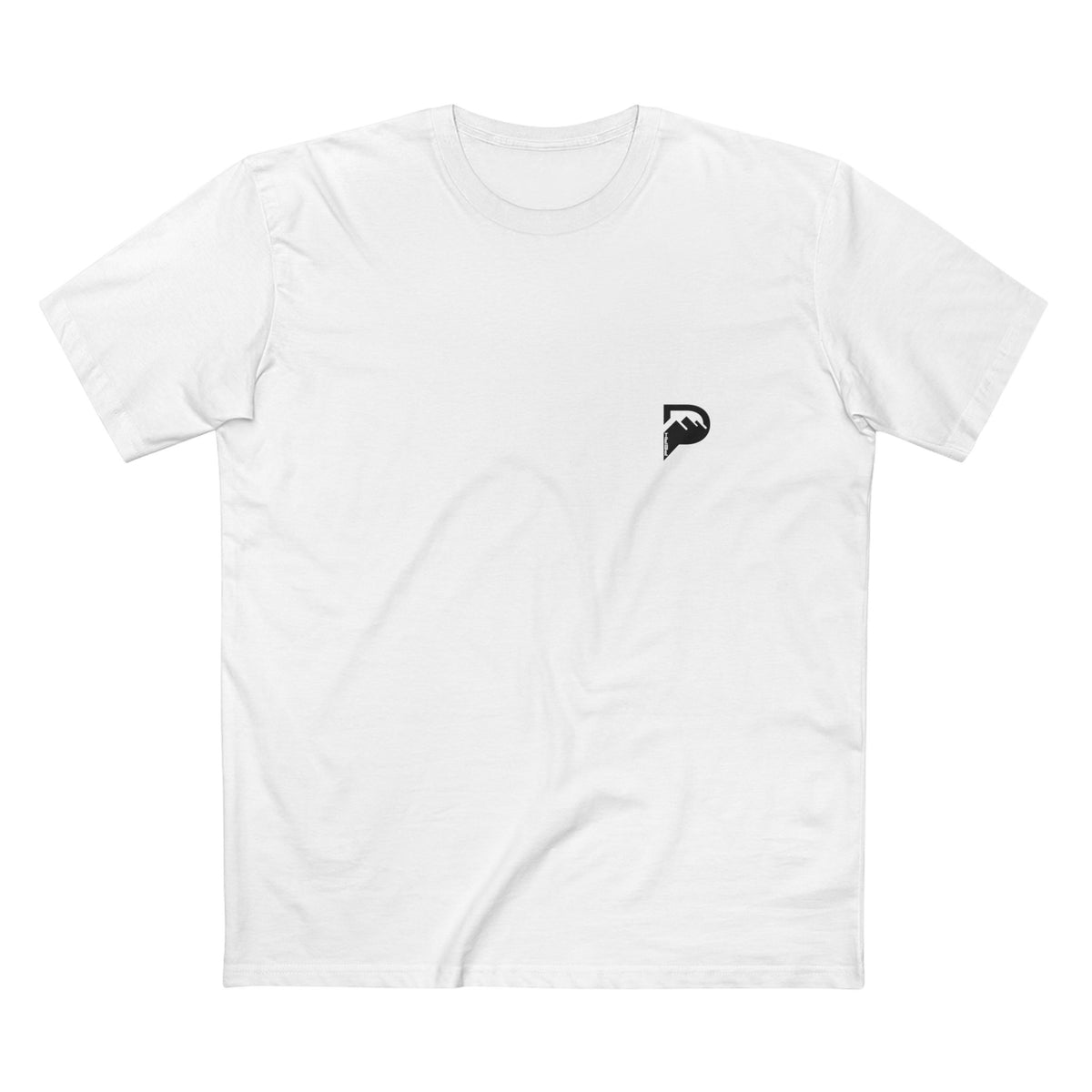 PEAK Tee with Wordmark back print, printed in Australia, product view 1