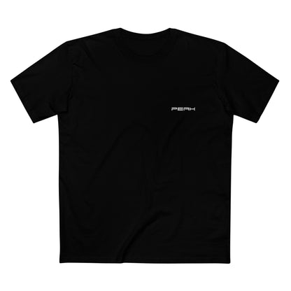 PEAK Tee, Chest & Spine Print, printed in Australia, product view 2