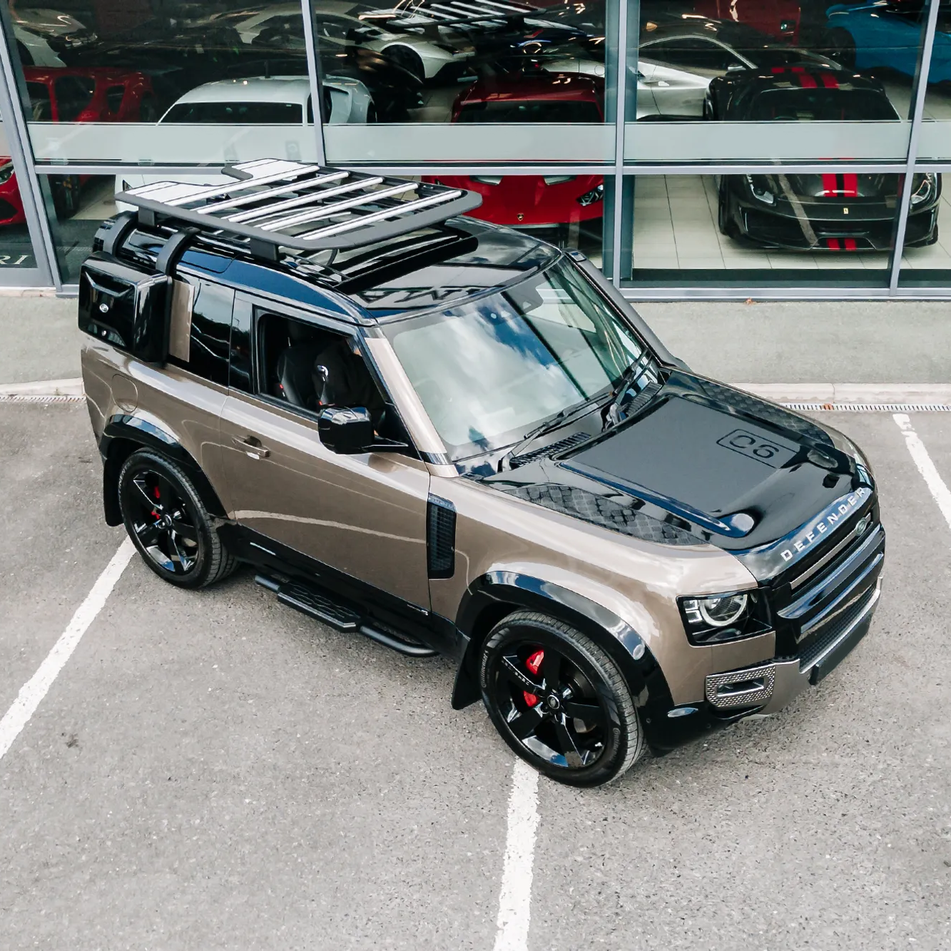 Gloss Black Wheel Arch Flares For Land Rover Defender 90 (L663)