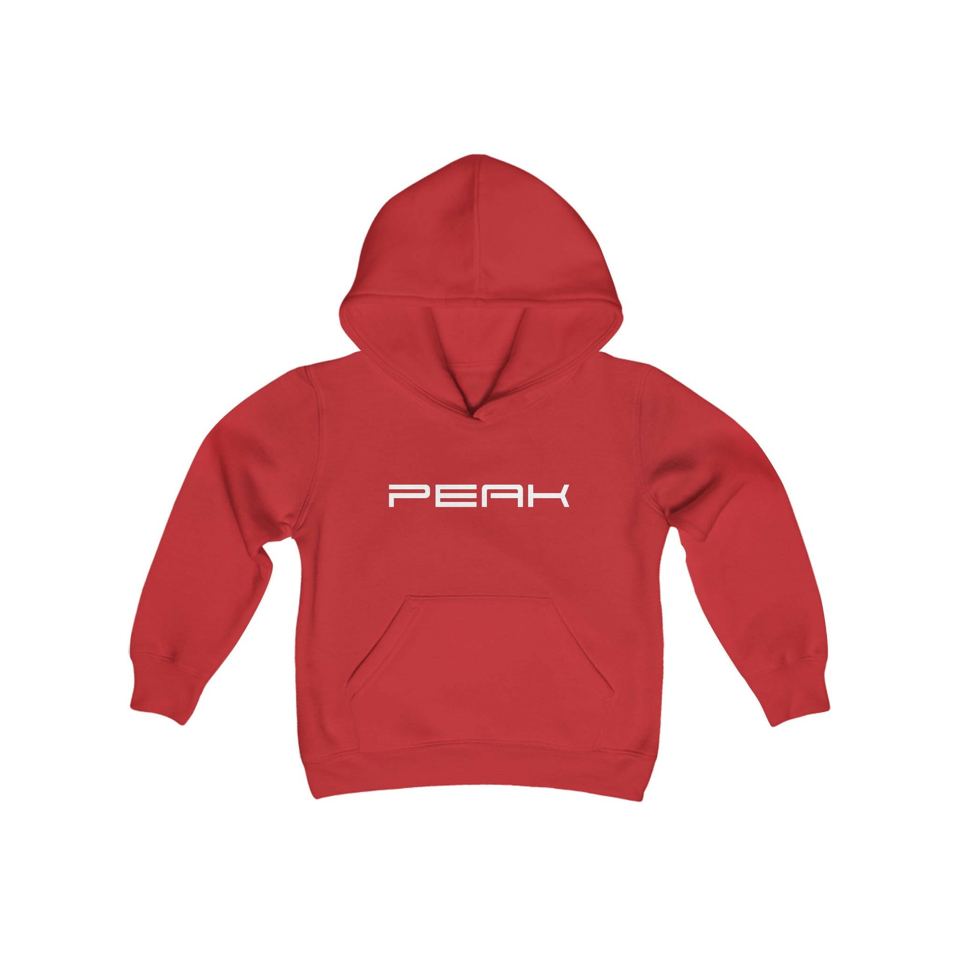 PEAK Kids Heavy Blend Hooded Sweatshirt (Available in 7 Colors).