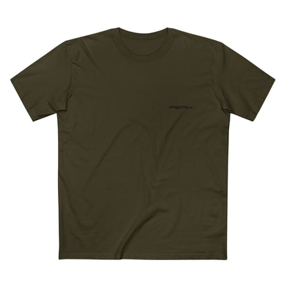 PEAK Tee, Chest & Spine Print, printed in Australia, product view 5