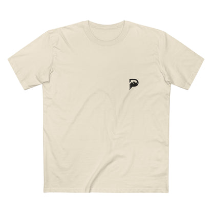 PEAK Tee with Wordmark back print, printed in Australia, product view 3