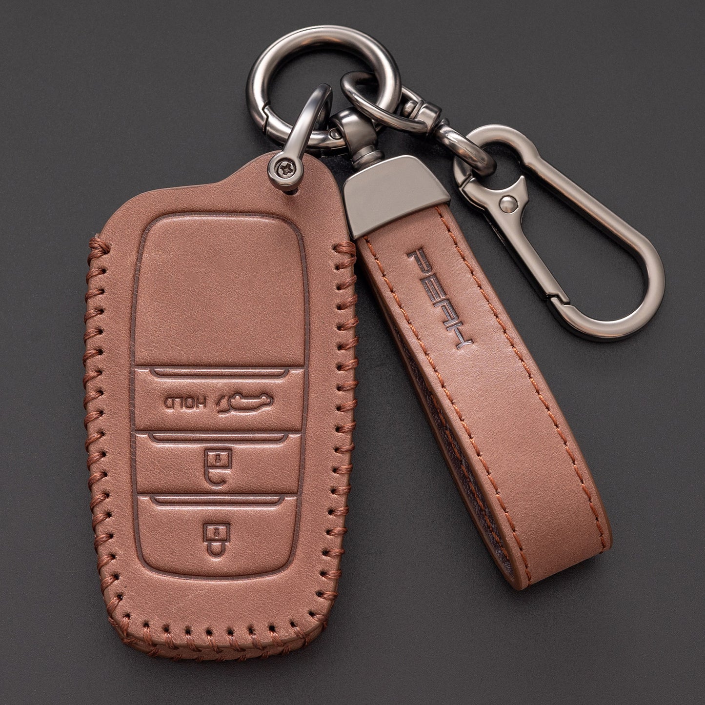 PEAK Leather Key Case for Toyota Landcruiser Prado 250