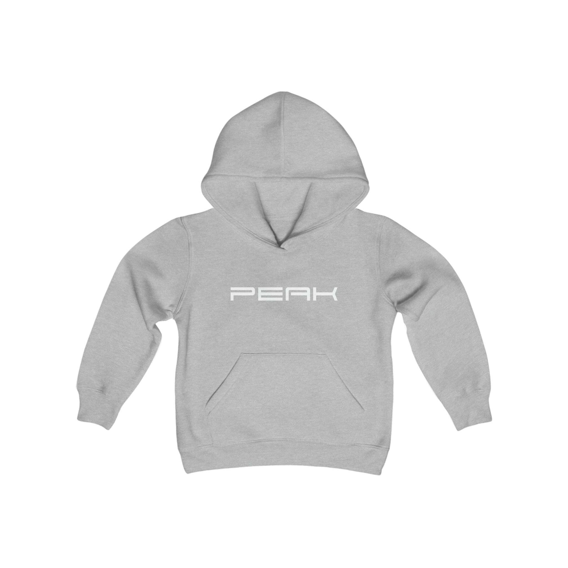 PEAK Kids Heavy Blend Hooded Sweatshirt (Available in 7 Colors).