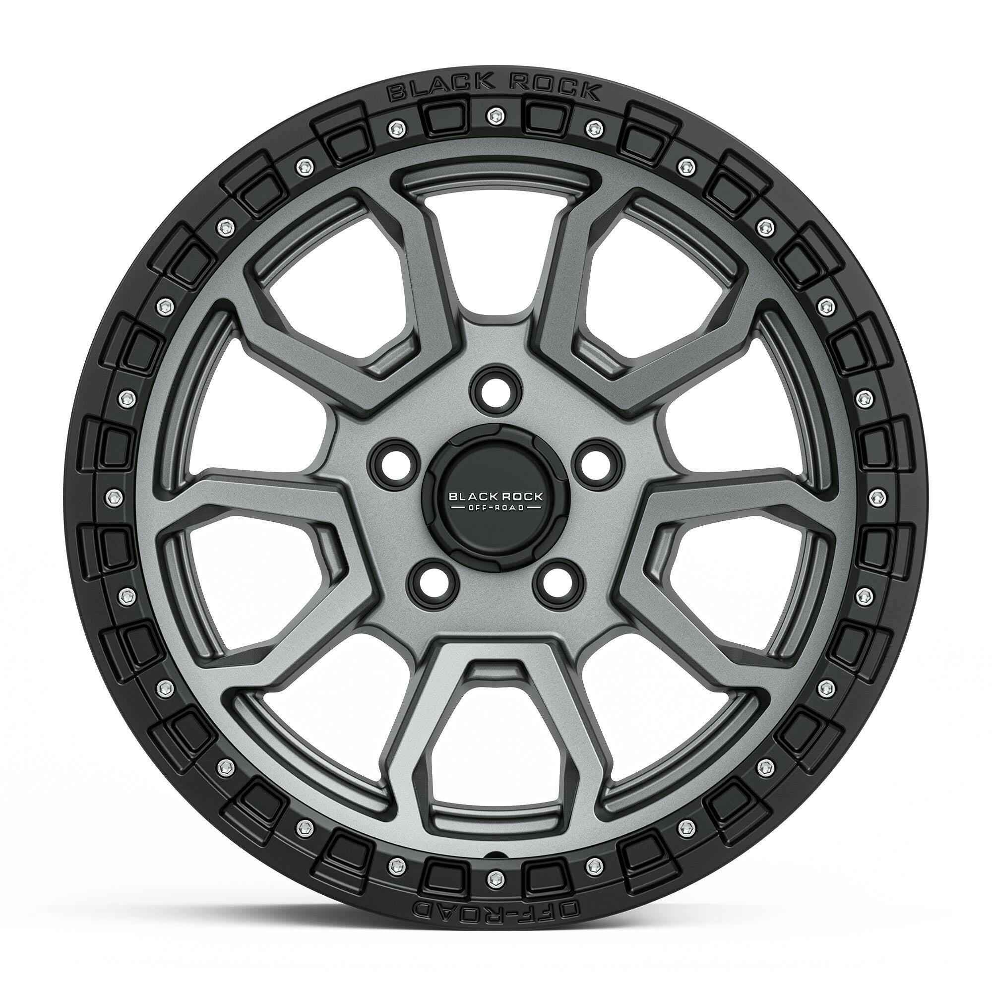 Model 5s Rims BLACK ROCK COBRA 5S GUNMETAL GREY BLACK RING 17X9 – PEAK 4x4