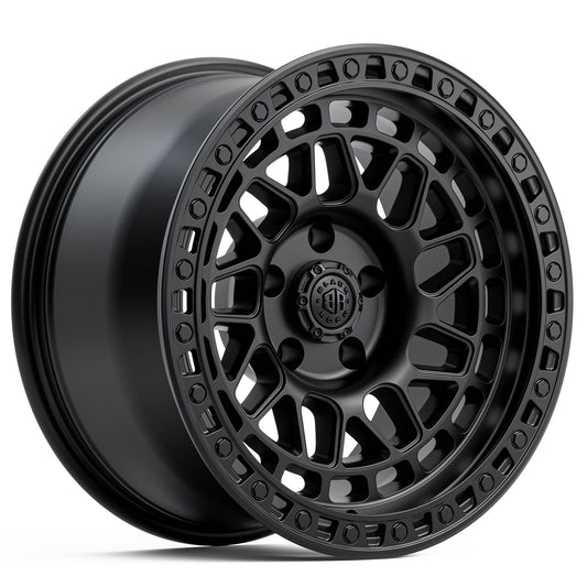 BLACK ROCK FURY SATIN BLACK 17X9 6X139.7