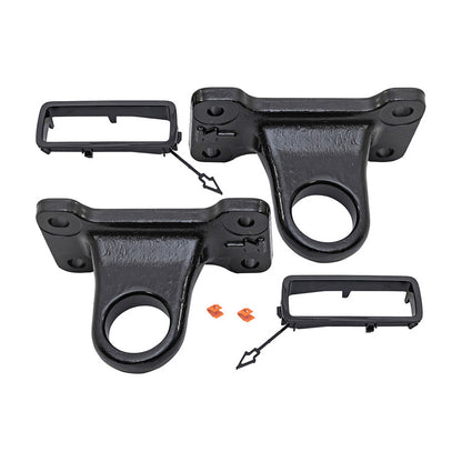 Rear Recovery Hooks for Land Rover Defender 90 / 110 Series (L663) Black