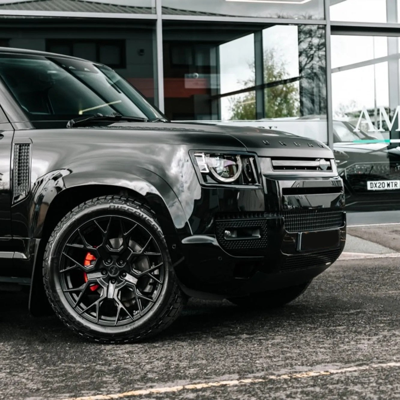 Gloss Black Exterior Styling Pack for Land Rover Defender 90 (L663)