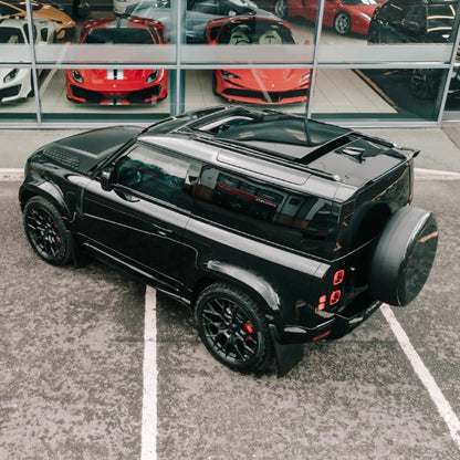 Gloss Black Exterior Styling Pack for Land Rover Defender 90 (L663)
