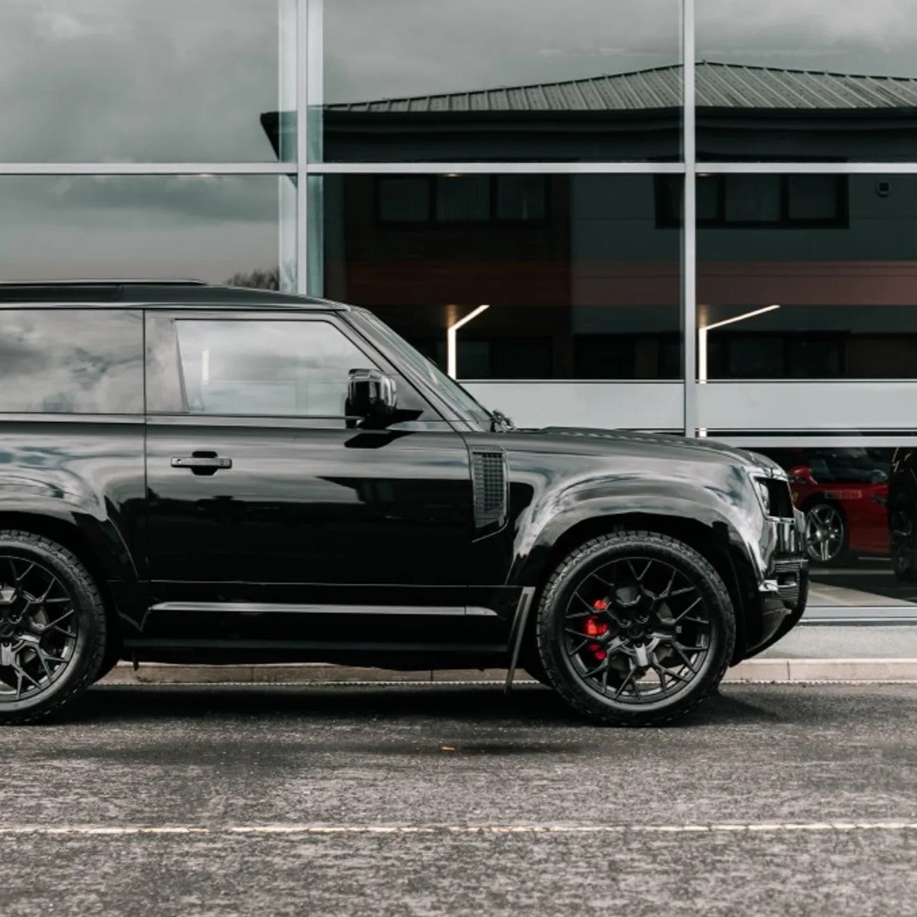 Gloss Black Exterior Styling Pack for Land Rover Defender 90 (L663)