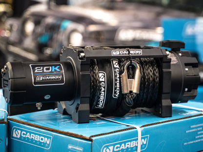 Carbon Scout Pro - 20000lb Extreme Duty Truck Winch 24V
