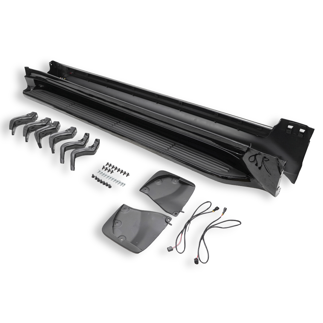 OE Side Steps (Running Boards) with Light for Toyota LandCruiser 300 Series