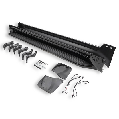 OE Side Steps (Running Boards) with Light for Toyota LandCruiser 300 Series