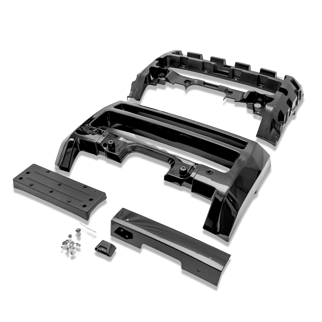Gloss Black Front A-Frame Grille Guard for Land Rover Defender 90/110/130 (L663)