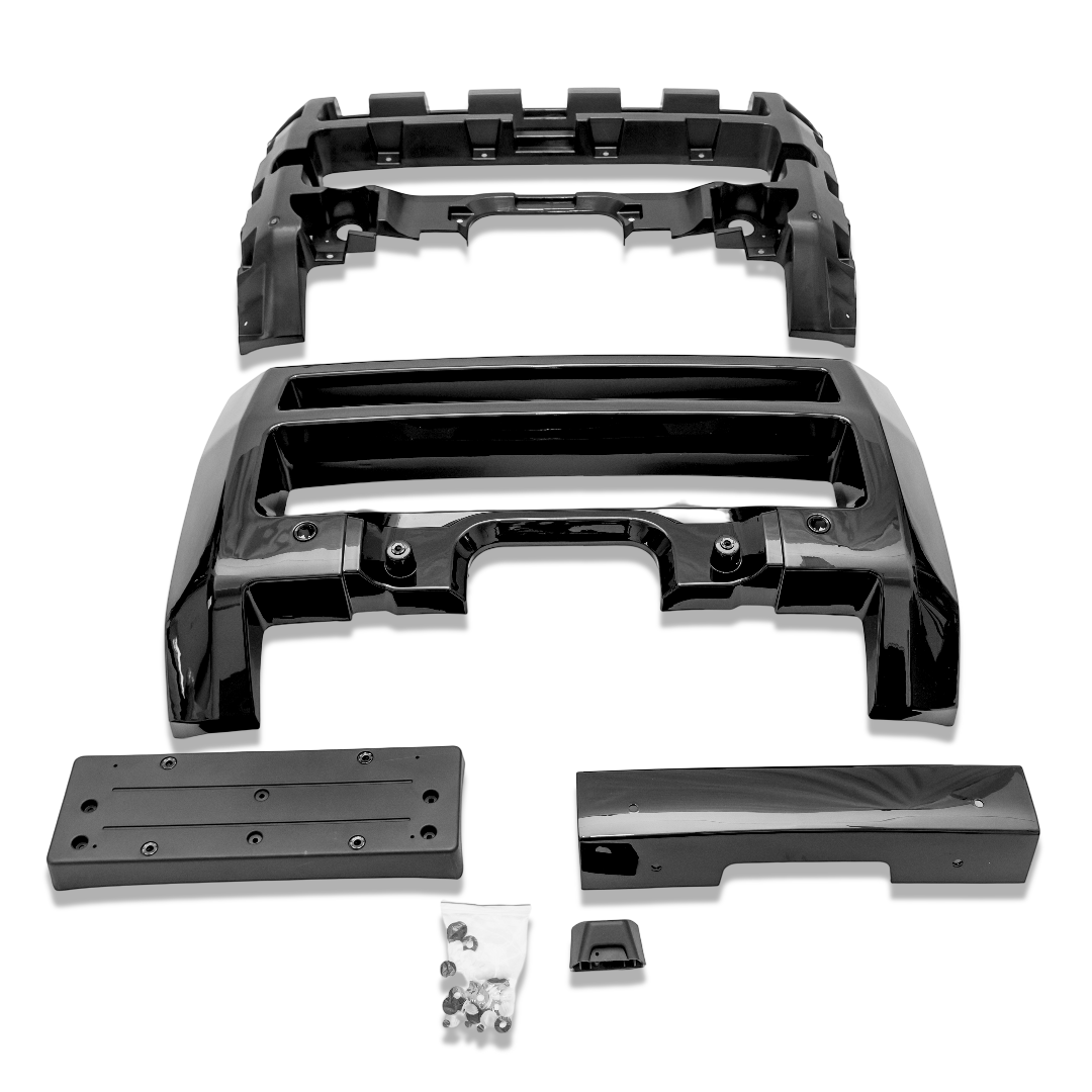 Gloss Black Front A-Frame Grille Guard for Land Rover Defender 90/110/130 (L663)