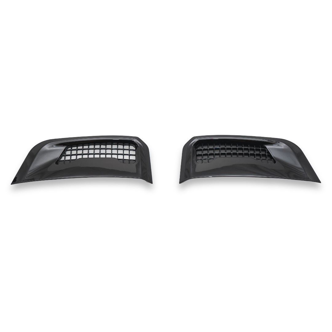 Gloss Black Replacement Side Fender Vents for Land Rover Defender 90/110/130 (L663)
