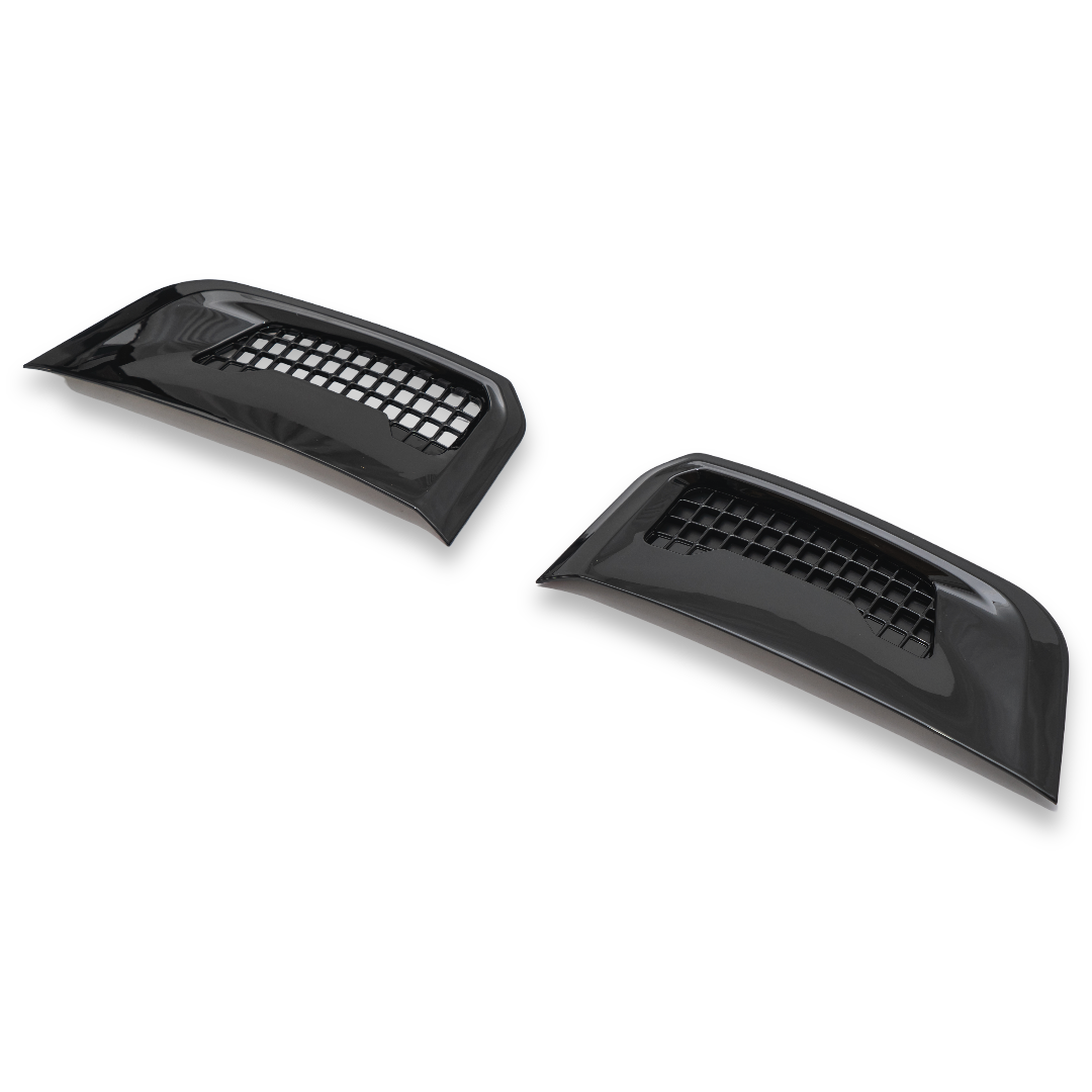 Gloss Black Replacement Side Fender Vents for Land Rover Defender 90/110/130 (L663)