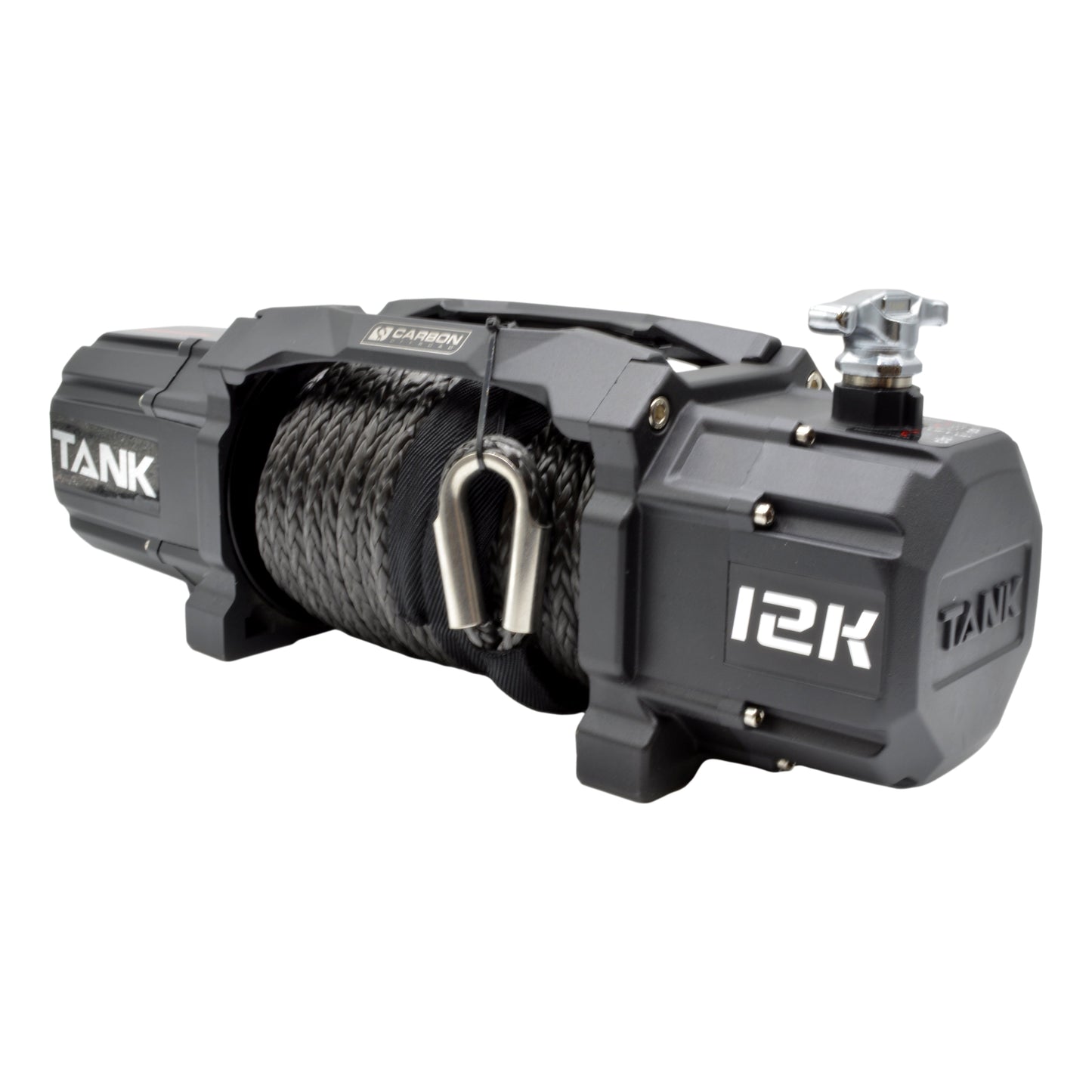 Carbon Tank 12000lb 4x4 Winch Kit IP68 12V - CW-TK12 7