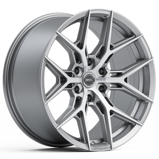 GT FORM GFS1 SILVER MACHINED FACE 20X9 6X139.7