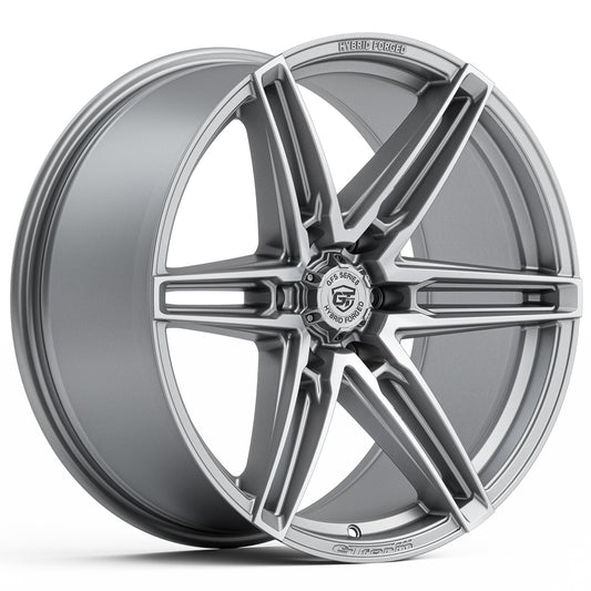 GT FORM GFS2 HYBRID FORGED SILVER MACHINED FACE 20X9.5 6X139.7