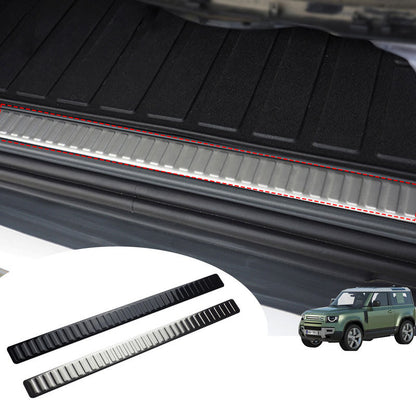 Stainless Steel Rear Cargo Sill Protector for Land Rover Defender 90 / 110 / 130 (L663)
