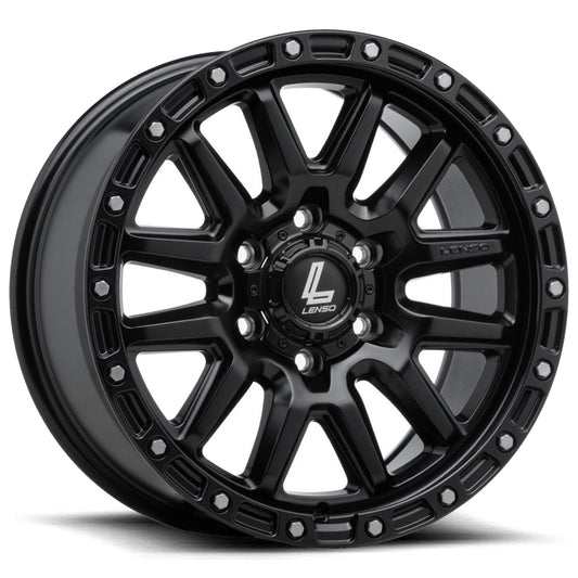 LENSO MARVEL SATIN BLACK 17X9 6X139.7