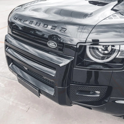 Gloss Black Front A-Frame Grille Guard for Land Rover Defender 90/110/130 (L663)