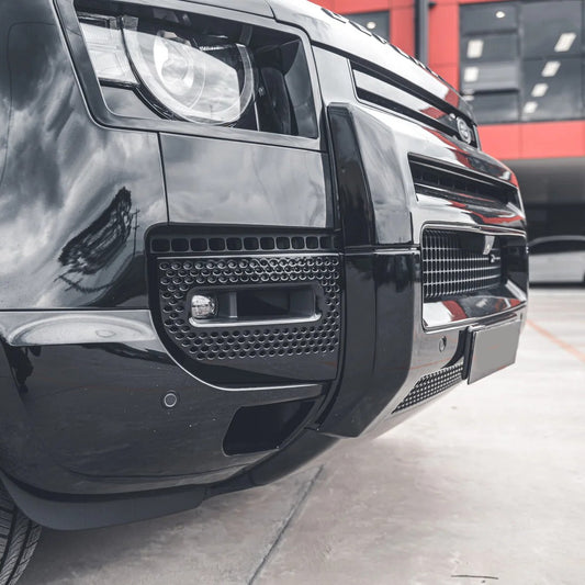 Gloss Black Front A-Frame Grille Guard for Land Rover Defender 90/110/130 (L663)