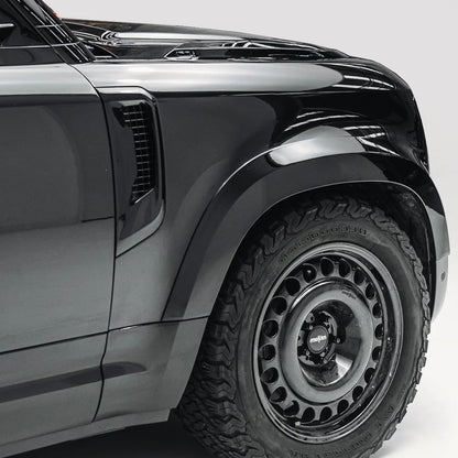 Gloss Black Replacement Side Fender Vents for Land Rover Defender 90/110/130 (L663)