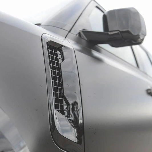 Gloss Black Replacement Side Fender Vents for Land Rover Defender 90/110/130 (L663)